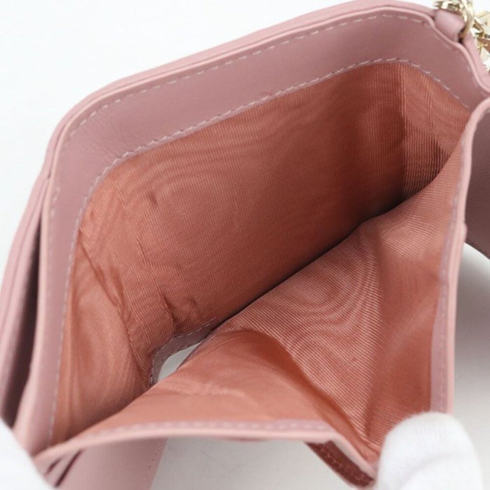 Dior Lotus Wallet Lady Dior Trifold Lambskin Handbag - Picture 5 of 8